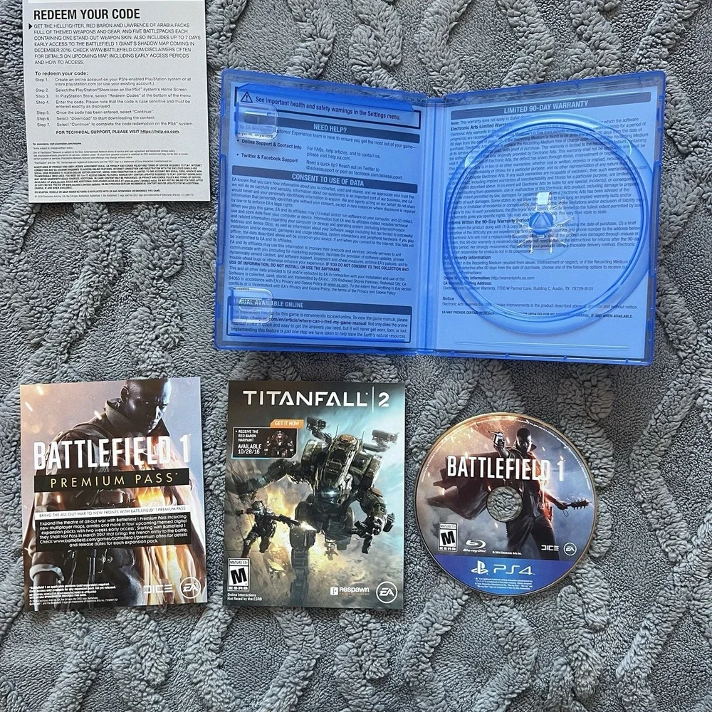 Battlefield 1: Early Enlister Deluxe Edition Sony PlayStation‎ 4 2016 Pre-Loved